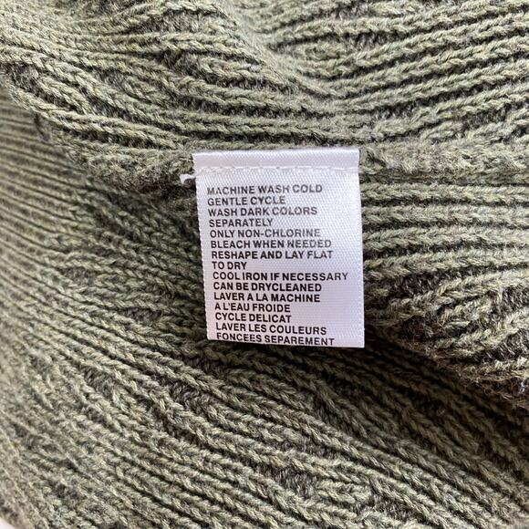 Tommy Bahama Cotton Knit Sweater Long Sleeve 1/4 Zip Mock Neck Preppy Academia - Picture 7 of 7